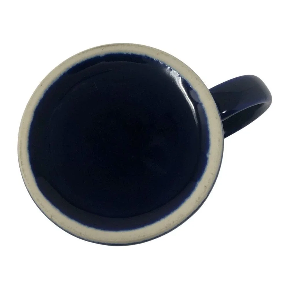 Merry Christmas Blue Coffee Mug Tea‎ Cup Trees Darkens with Heat